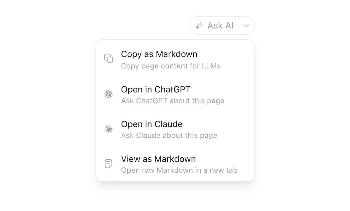 Content actions